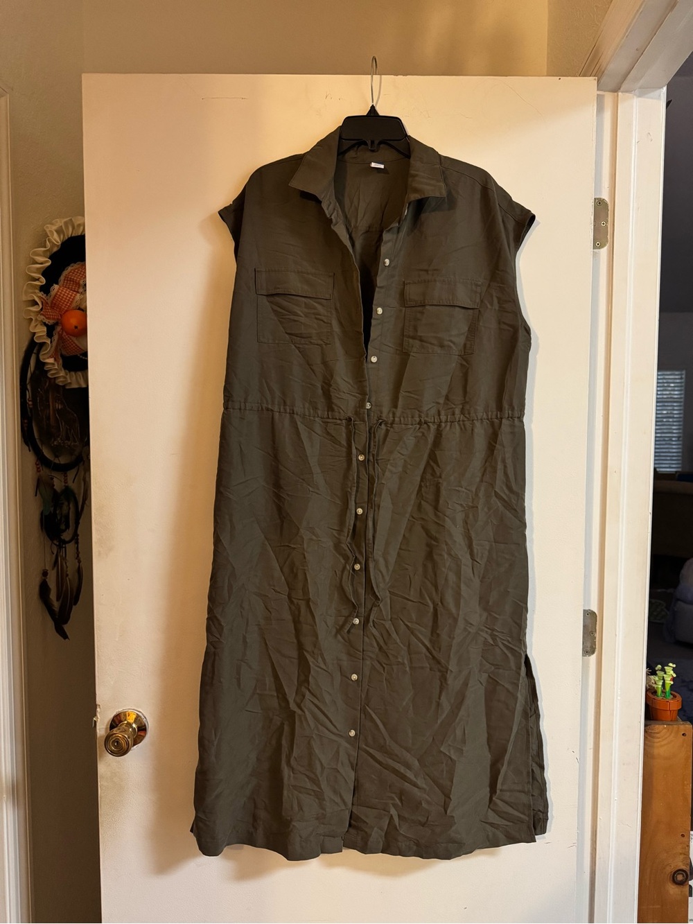 Old Navy Olive Green Shirt Top